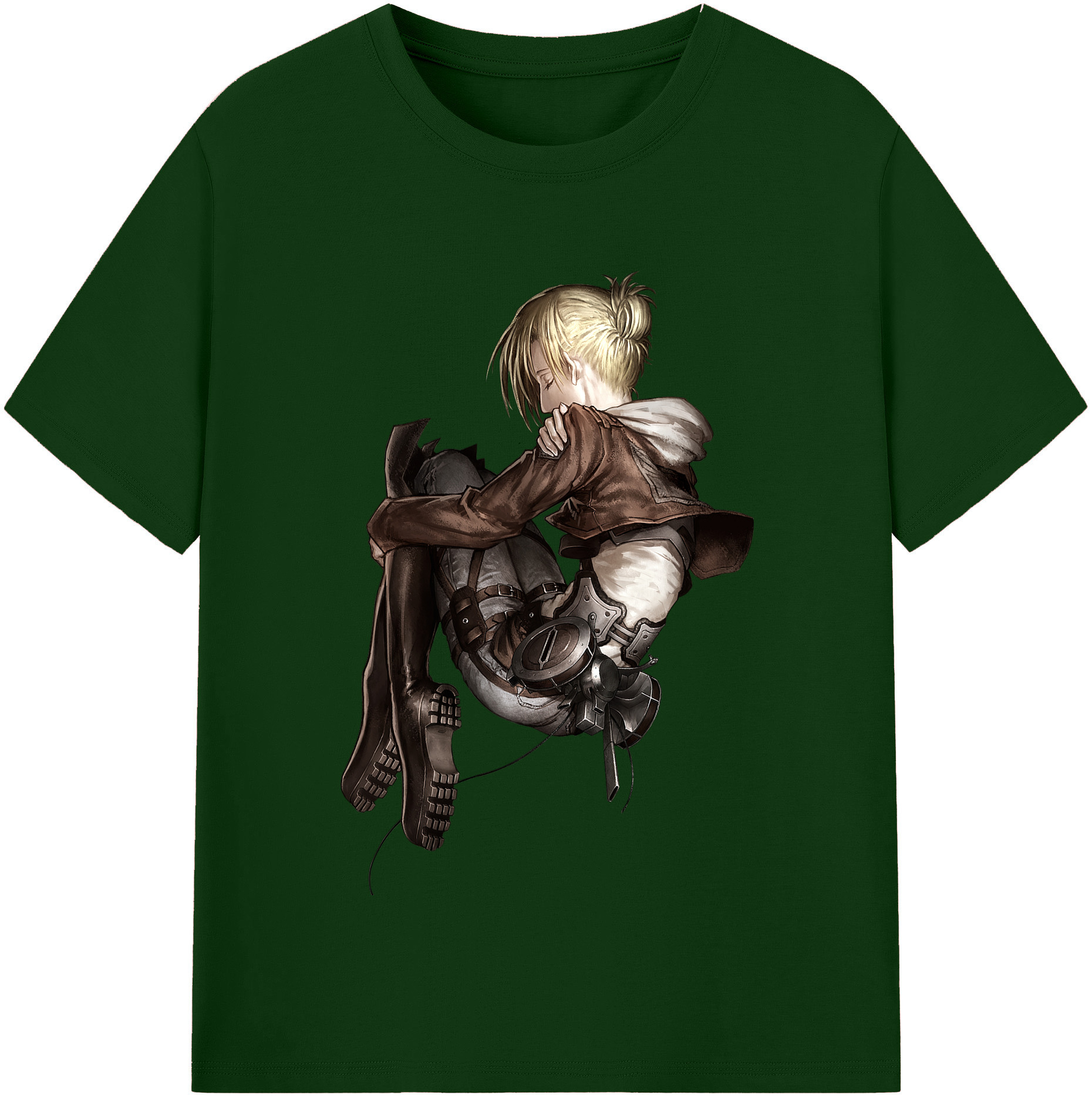 （画像用） 進撃の巨人 アニ・レオンハート Attack on Titan Annie Leonhart 綿100％半袖Tシャツ（フロントプリント）